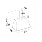 Falmec GINEVRA.BOSTON90, Liesituulettimet, Seinälle kiinnitettävä 90cm, Retro liesituulettimet 
